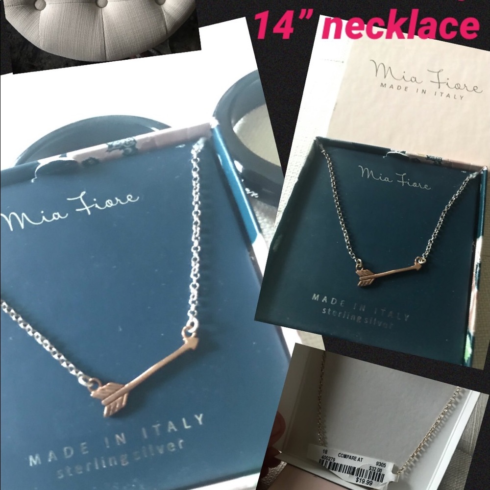 Mia Fiore 14inch sterling silver necklace